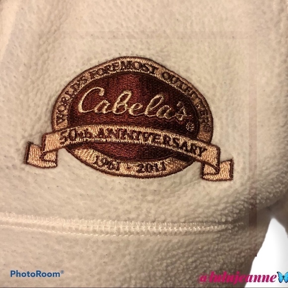 CABELA’S white full zip jacket special edition - Picture 2 of 7